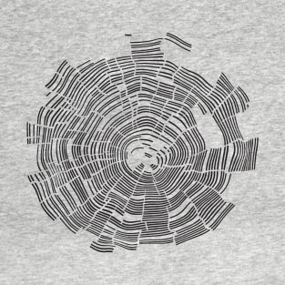 Abstract Tree Rings T-Shirt